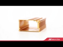 6063t6 소금산업 알루미늄 프로필 실린더 셸 / 전기 셸