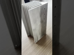 검은 색 소금 6060 알루미늄 히트 싱크 추출 프로파일 T66