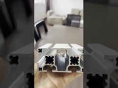 T6 템퍼 알루미늄 프로필 시스템 40X40 슬롯 안오디화 프레싱 굽기 절단