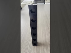 블랙/클리어 안오딩 알루미늄 외출 프로파일 전자기 코팅