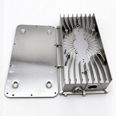 Good Thermal Dissipation Aluminum Die Cast Housing Battery Charger Enclosure with Powder Coating by High Pressure Die Casting