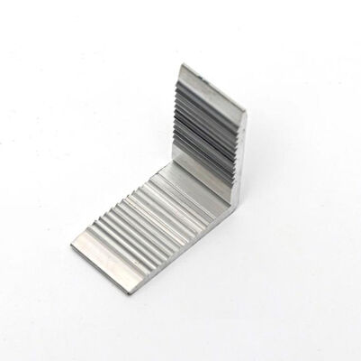 6063 Alloy Solar Mounting Rail Aluminum Extrusion Profile with Powder Coating and Customizable Dimensions