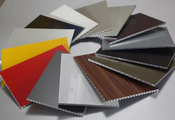 Fireproof Light Weight Aluminum Core Composite Panel ACP Customized for Construction