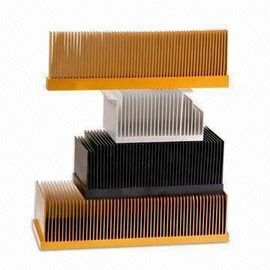 T4, T5는 Chromising를 가진 매끄러운 알루미늄 열 싱크 밀어남 단면도를 나무/Chromizing 맑게 합니다