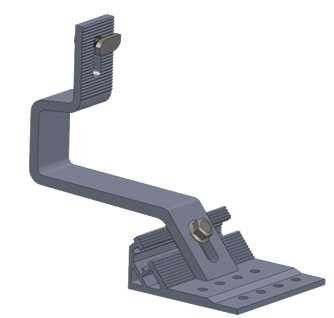 선반 Finihsed 알루미늄 합금 태양 전지판 지붕은 6005를 - T5 거치합니다