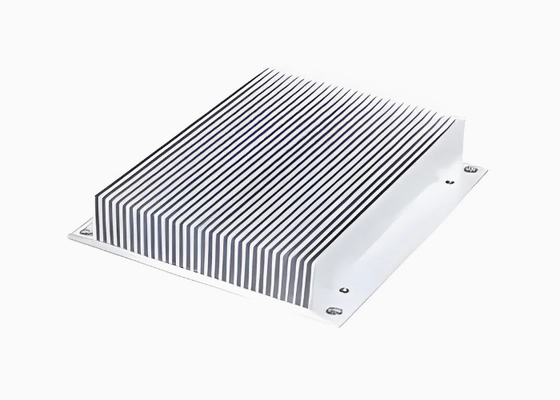OEM 실버 안오디제 알루미늄 고전력 히트 싱크 외진 프로파일 CNC 가공