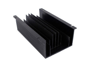 전기 덮개는 알루미늄 단면도 기계로 가공하는 CNC, PCB 덮개를 가진 내밀었습니다